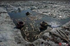 舌尖上的中国?东北汉子-20℃冰中挖藕 防水服重30斤