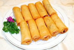 三丝春卷的做法