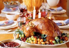 感恩节美食不止火鸡和南瓜饼 火腿和烤鹅也是经典