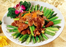香茅酱芦笋牛肉