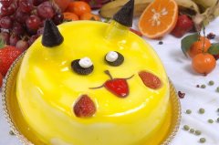 可爱皮卡丘蛋糕