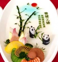 冷拼作品—蓉城之娇