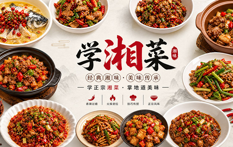 学湘菜到贵州新东方烹饪技师学院