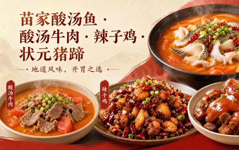 盘点贵州最具代表性的6道名菜，酸辣交织，一口入魂