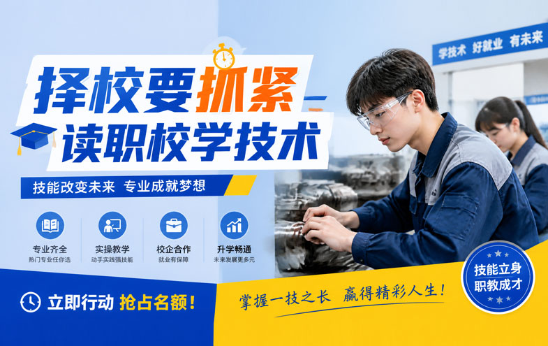 择校要抓紧｜读职校学技术|认准新东方全日制技师学院