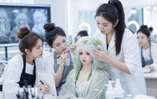 14-19岁去新东方技师学院学美妆/美甲/美发专业、考技工证书/大专学历