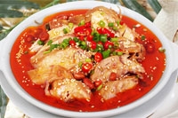 热菜作品-川香跳水兔