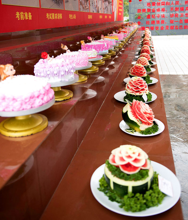 学生作品展示台