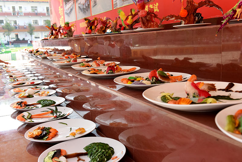 学生作品展示台——面塑作品