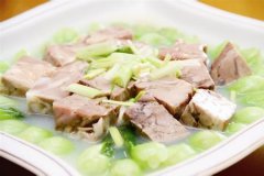 白烧怎么做好吃？干贝菜心的做法