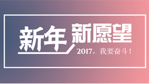 2017，我的新愿望
