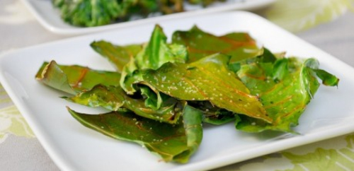 烘烤羽衣甘蓝片