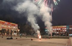 欢欢喜喜闹元宵，快快乐乐放烟花