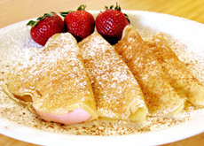 橙香火焰可丽饼