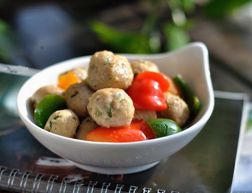 家常小炒炒鱼丸